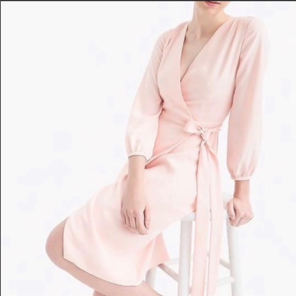 J.CREW CREPE WRAP DRESS